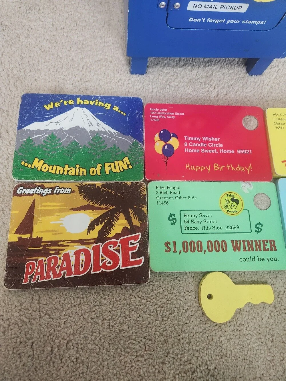 HTF Melissa & Doug Stamp and Sort Wooden Mailbox Activity and Toy